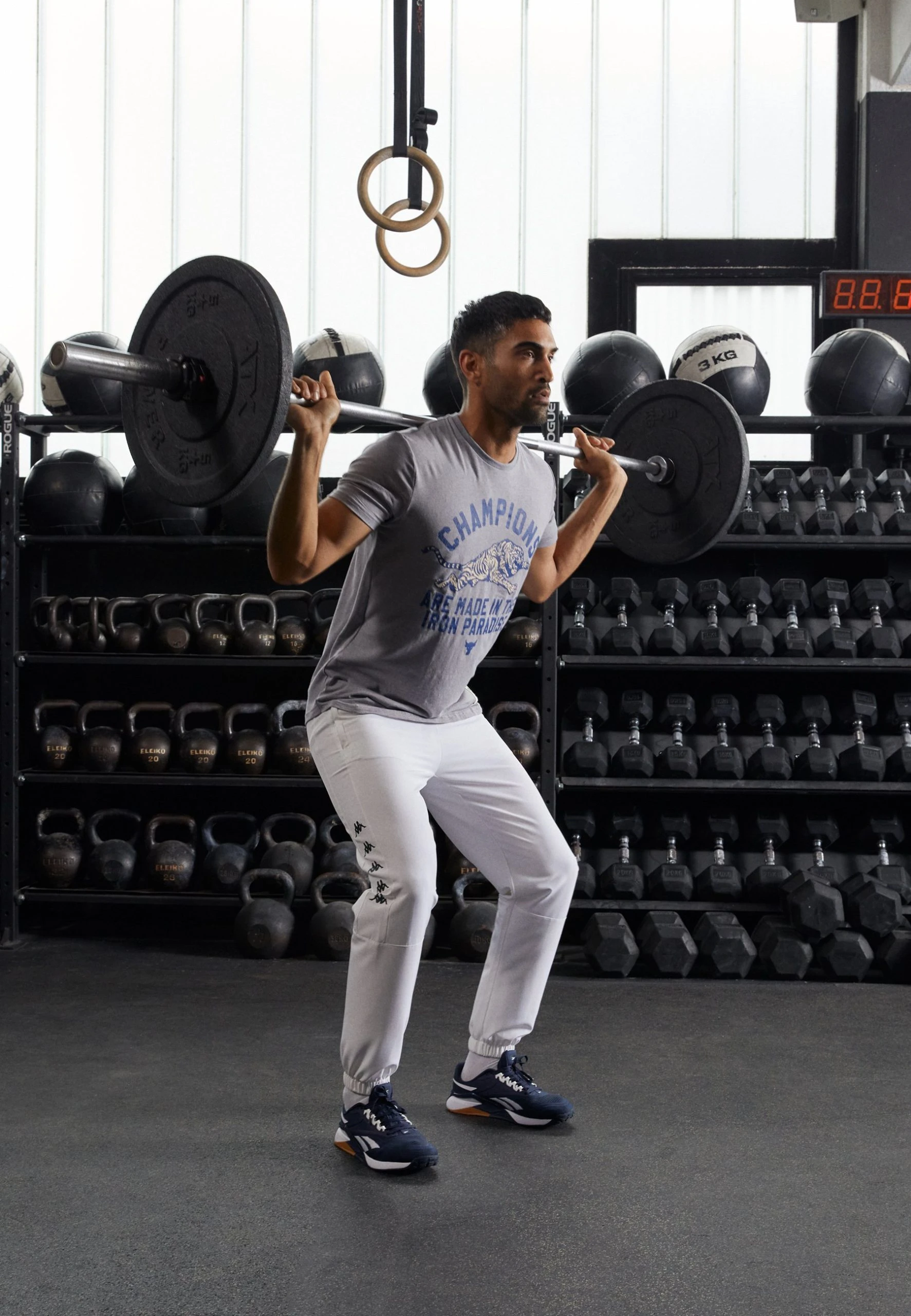 ROCK CHAMP - T-shirt z nadrukiem - steel light heather/blue mirage Under Armour ROCK CHAMP - T-shirt Z Nadrukiem - Steel Light Heather/blue Mirage -Under Armour shop f4b6c0d7612240aaa28b058ce343ebe8 scaled