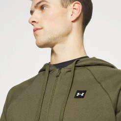 Under Armour RIVAL 1/2 ZIP - Bluza Rozpinana - Marine Green/onyx White 5 Under Armour RIVAL 1/2 ZIP - Bluza Rozpinana - Marine Green/onyx White -Under Armour shop f538f62665644af785cce389d6a31907 scaled