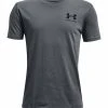Under Armour SPORTSTYLE LEFT CHEST SS - Koszulka Sportowa - Pitch Gray