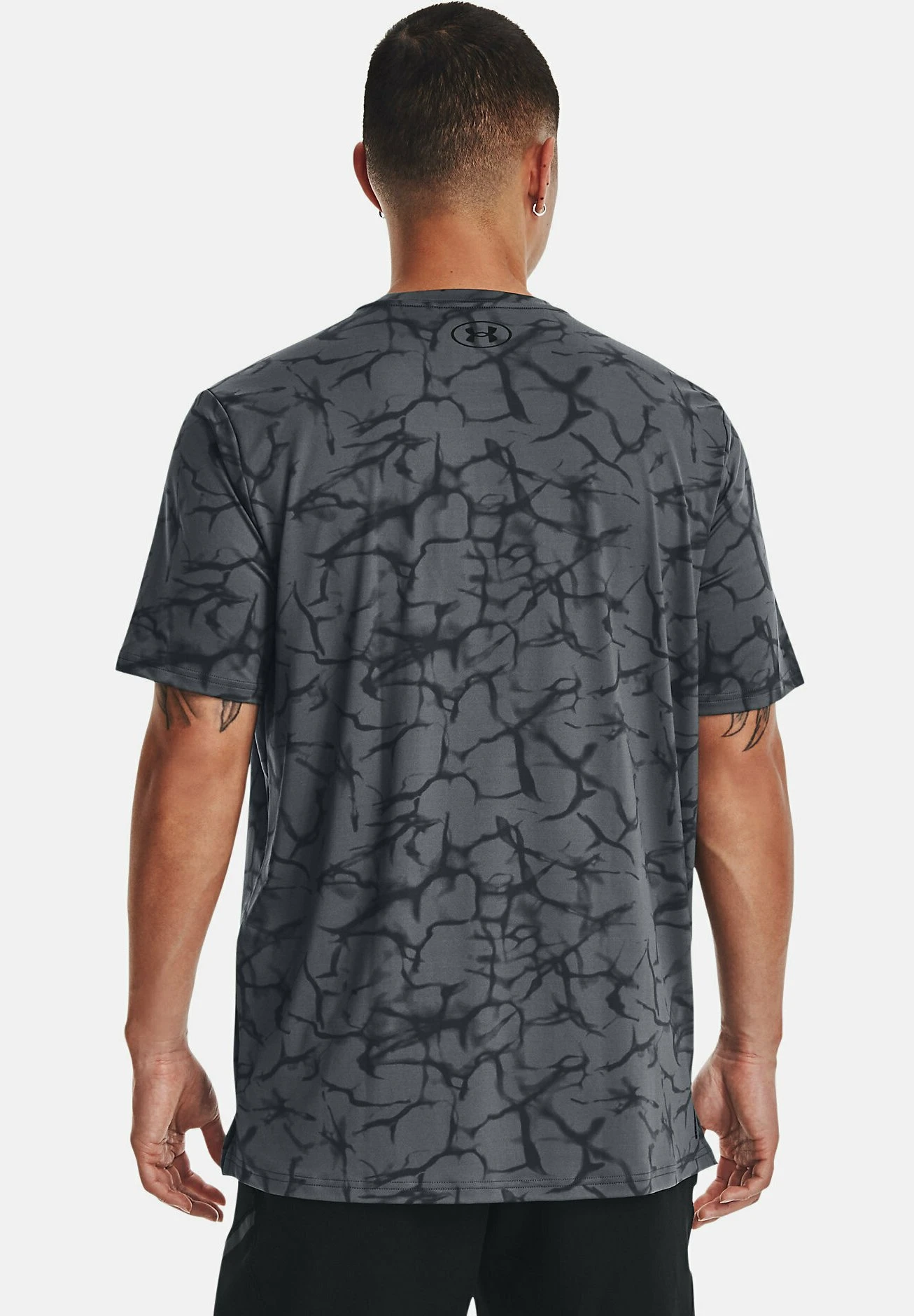 Short Sleeves UA Rush Energy Print SS - Koszulka sportowa - pitch gray Under Armour Short Sleeves UA Rush Energy Print SS - Koszulka Sportowa - Pitch Gray -Under Armour shop f85222fd00674ffaae6106017fa4174e