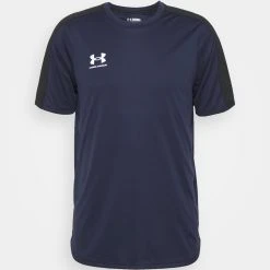 Under Armour CHALLENGER TRAINING - T-shirt Z Nadrukiem - Midnight Navy/white