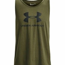 Under Armour SPORTSTYLE LOGO - Top - Green Black 3 Under Armour SPORTSTYLE LOGO - Top - Green Black -Under Armour shop faa85081e2fb4f76b723b346ab1a5e75