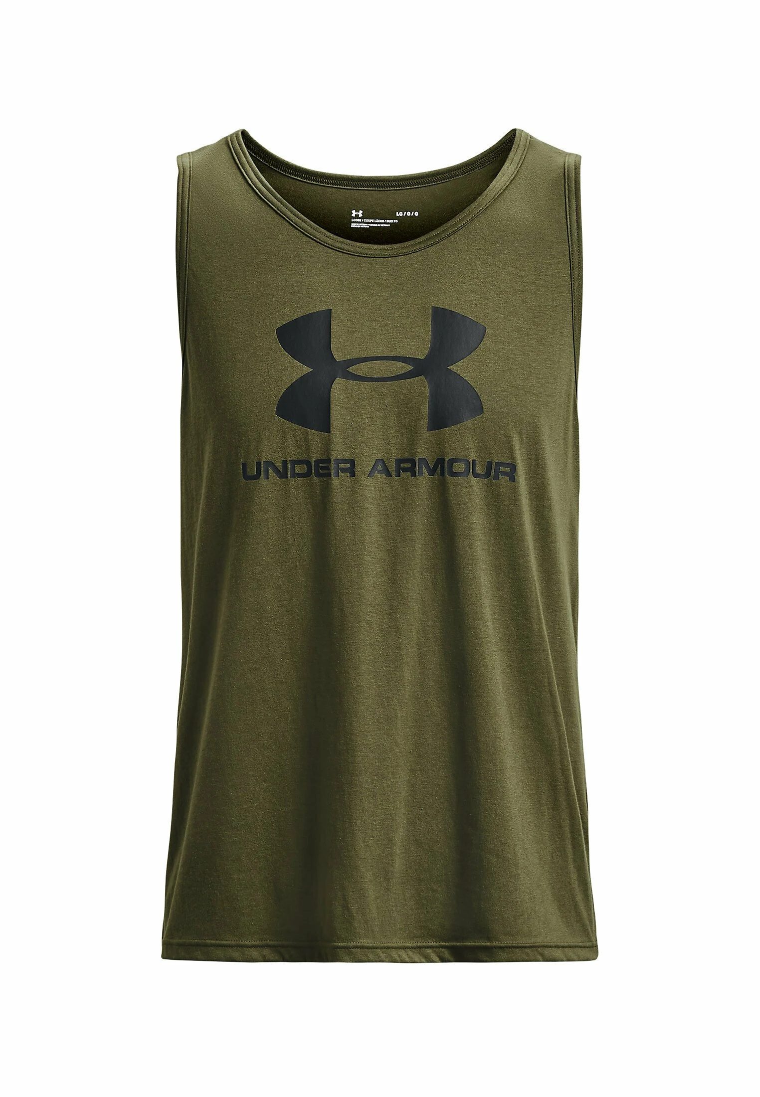 SPORTSTYLE LOGO - Top - green black Under Armour SPORTSTYLE LOGO - Top - Green Black -Under Armour shop faa85081e2fb4f76b723b346ab1a5e75