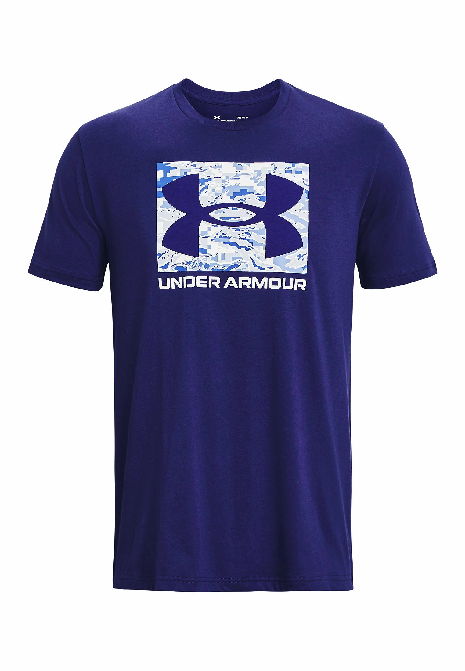 Under Armour ABC CAMO BOXED LOGO - T-shirt Z Nadrukiem - Sonar Blue 4 Under Armour ABC CAMO BOXED LOGO - T-shirt Z Nadrukiem - Sonar Blue - obrazek 4
