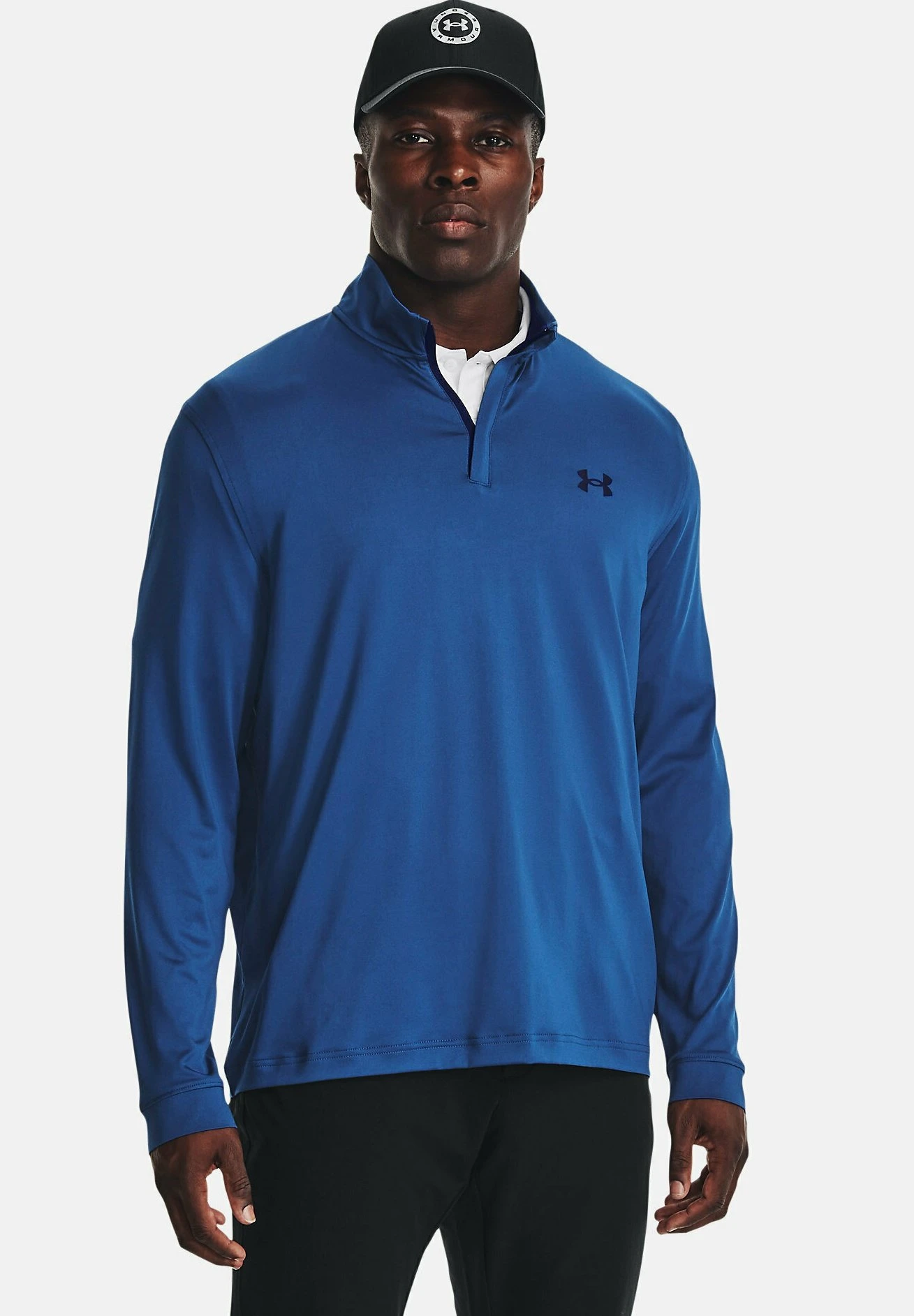 PLAYOFF 1/4 ZIP - Bluzka z długim rękawem - blue mirage Under Armour PLAYOFF 1/4 ZIP - Bluzka Z Długim Rękawem - Blue Mirage -Under Armour shop fd4289fe03954b3b881601e42f096097