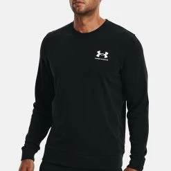 Under Armour RIVAL TERRY - Bluza - Black
